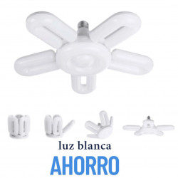 Ampolleta Led Flor 5 Aspas Moviles Full Ahorro