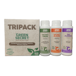 TriPack Green Secret – Pack de Fertilizantes Indoor Outdoor
