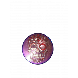 Moledor Grinder Metalico Calavera
