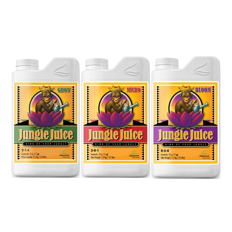 Jungle Juice Grow/Micro/Bloom Advanced Nutrients