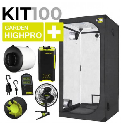 Carpa Highpro indoor 100x100 + Kit ventilación